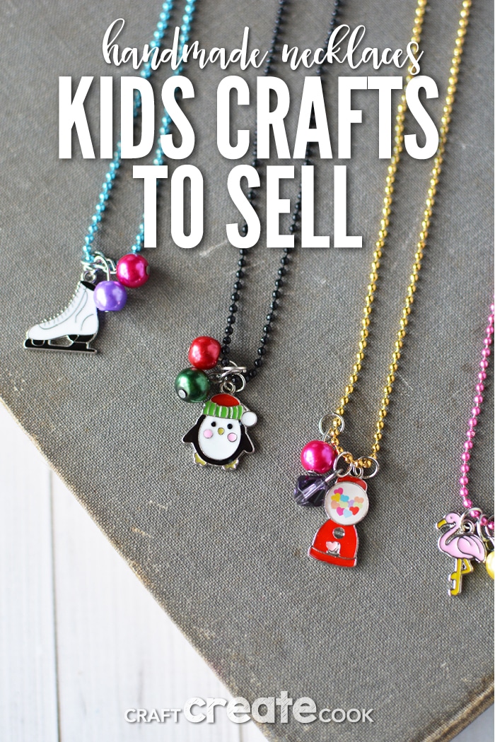 Making Necklaces Kids Craft Ideas To Sell Craft Create Cook