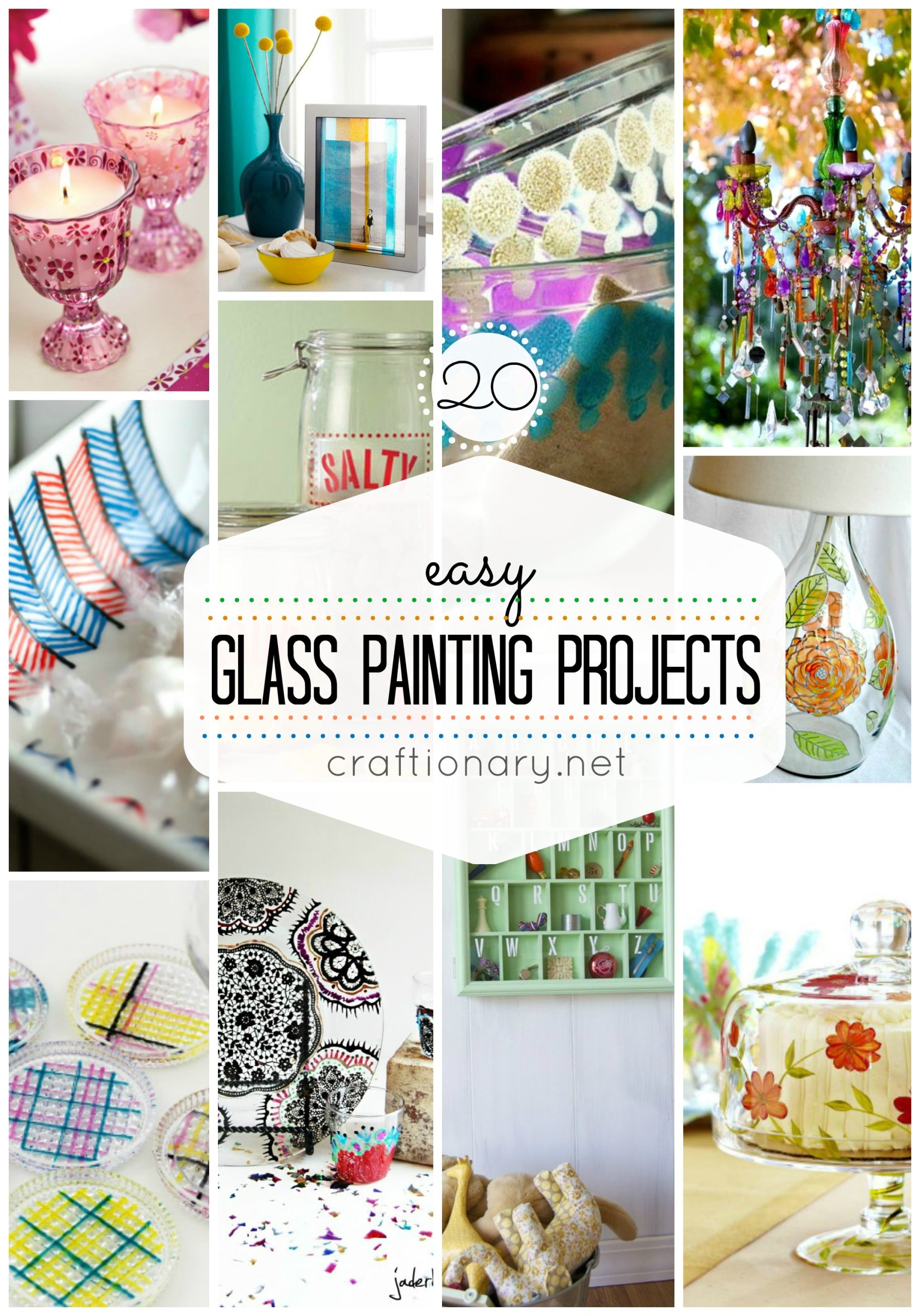 Glass Painting Projects Diy Easy Glass Paint Craftionary