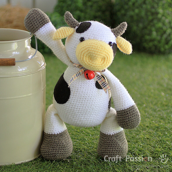 Along with other stuff, the main supplies of this project are worsted weight yarn and a crochet hook, so make sure. Amigurumi Cow Crochet Pattern Moomoo Free Craft Passion