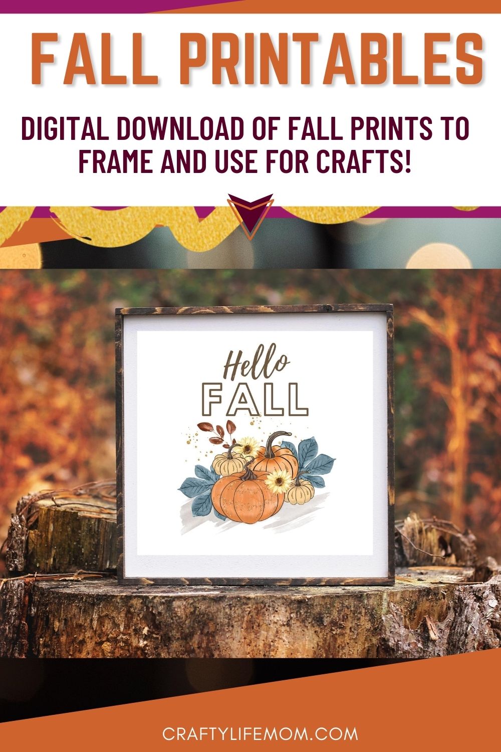 Create cute and trendy home decor using this Fall Printable Decor pack. The possibilities are limitless. You can frame them and even add to them to make them your own unique piece of decor for your home. 
