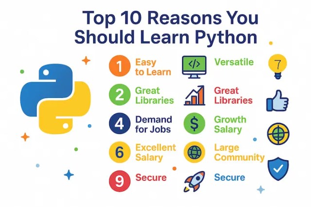 Top 10 Reasons You Should Learn Python