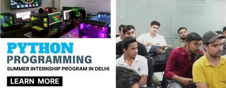 Learn about Python Programming Summer Internship Program in Delhi at Craw Security