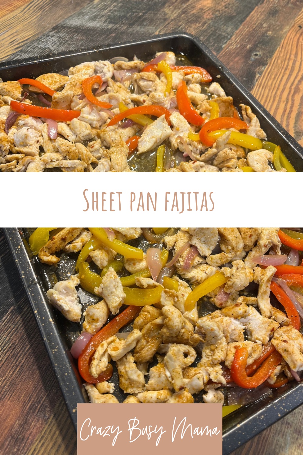 Chicken Fajitas Sheet Pan