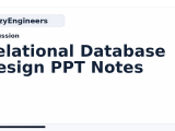 Relational Database Design Ppt Notes Crazyengineers