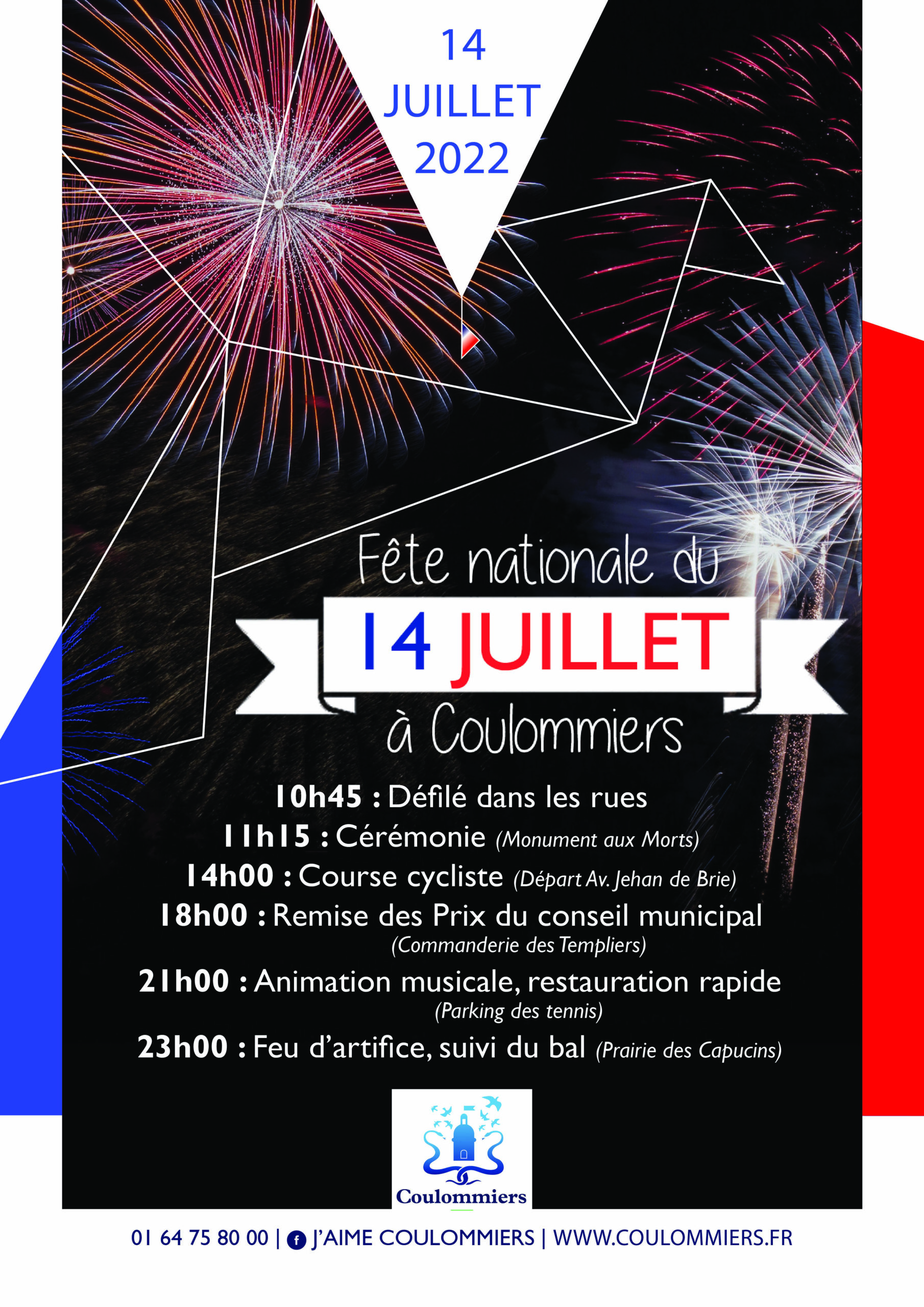 Feu D artifice La Ferte Sous Jouarre 2022 Coulommiers : Opération bleu, blanc et rouge pour le 14 juillet ! – CRAZY  RADIO