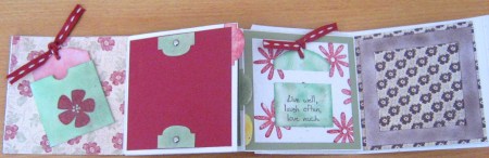 Altered Mini Book - Sample Pages