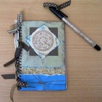 Altered Notebook & Pen Gift Set