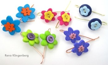 Rena - Flower Earring Tutorial