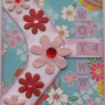 WOYWW 4 ATC - Pink Flowers