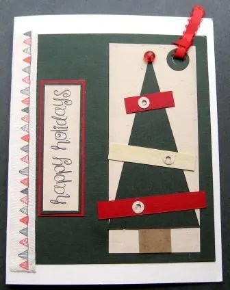 WOYWW - Christmas Tree Card