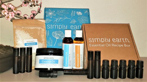 SimplyEarth Essential Oils - Big Box Contents - Create-WithJoy.com