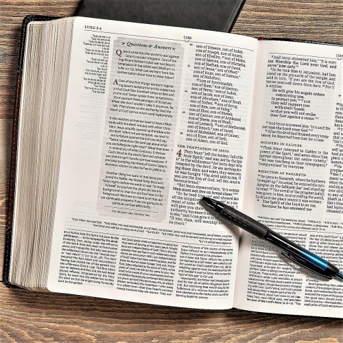 Tony Evans Study Bible - Sample Page