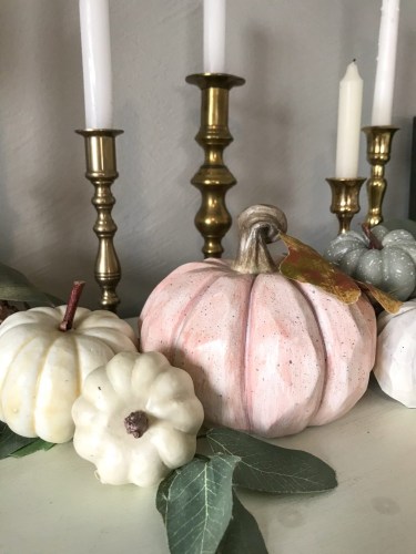 Autumn Bedroom Mantel