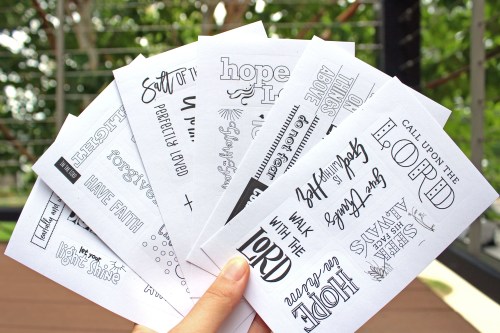 Beautiful Word For Girls Bible Gift Set Sticker Sheets