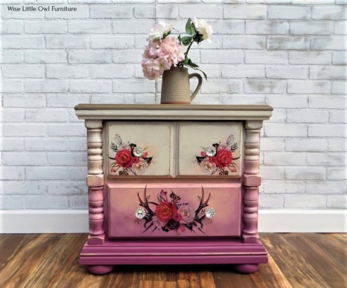 Boho Painted Table