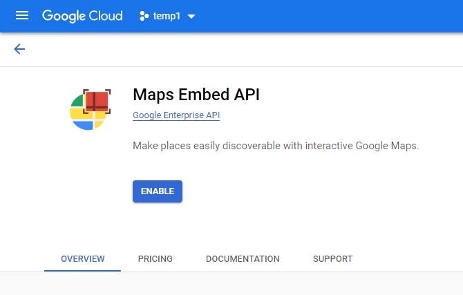 Map Embed With Driving Directions For Free CreateIT Google Cloud Map Embed Api 005 