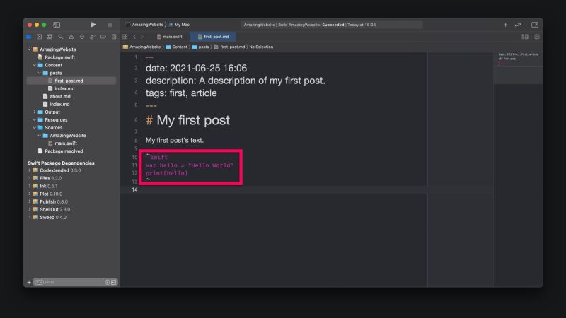 Ravi Panchal On Linkedin Github Johnsundell Publish A Static Site Generator For Swift Developers - 8K Gradient Illustrations for Desktop