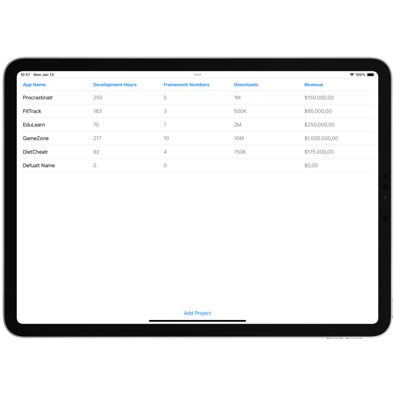 Alignment How Can I Display Tabular Data With Swiftui On Iphone - Sunset Design Collection - Full HD Quality