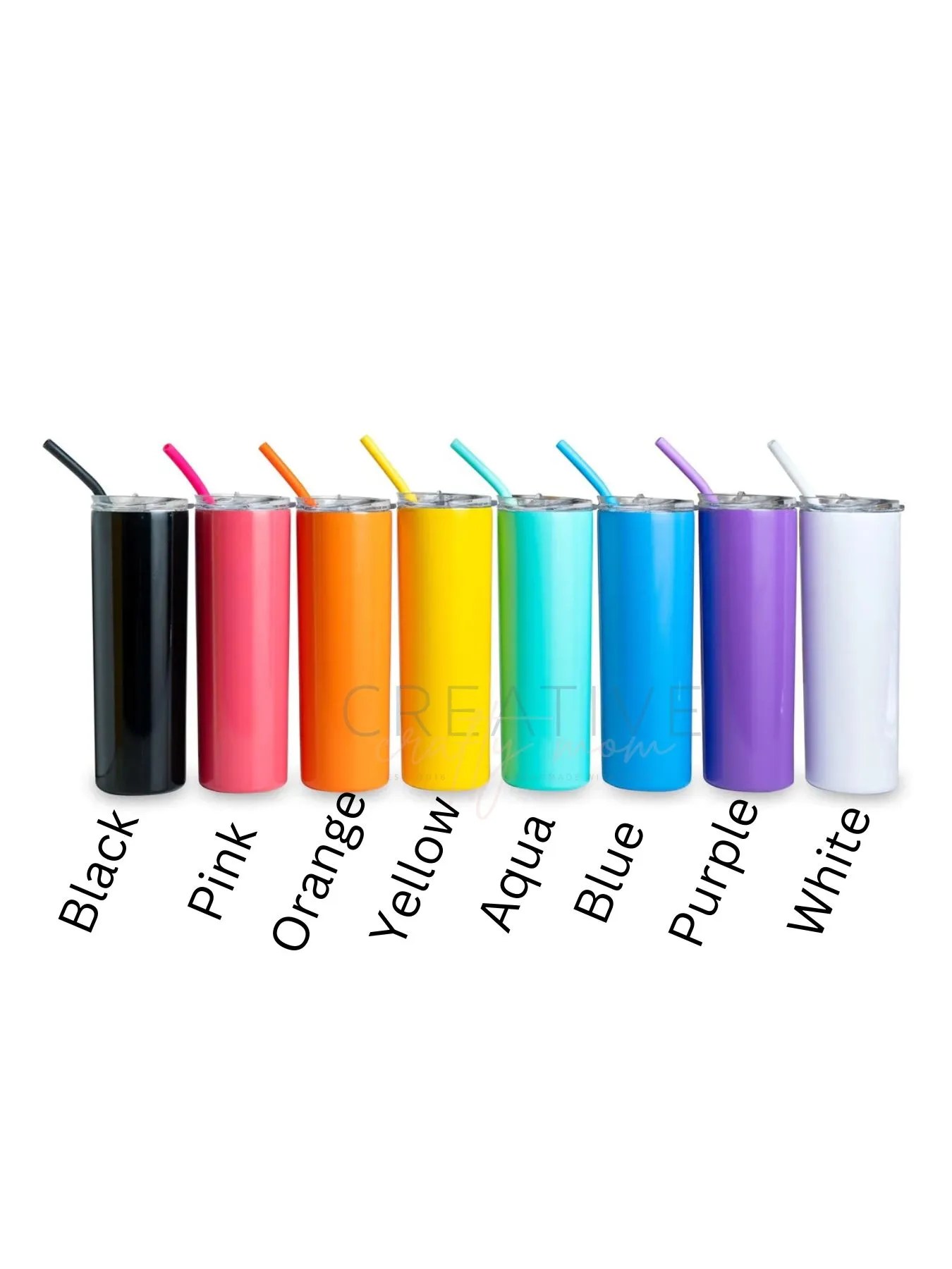 Personalized Skinny Drink Tumbler - 20oz — Creative Crafty Mom