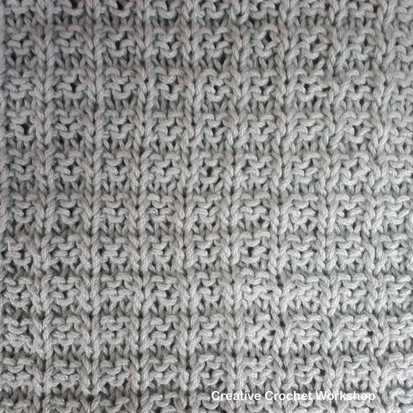 Ridge Rib Dishcloth - Knitted Kitchen Blog Hop | Creative Crochet Workshop @creativecrochetworkshop #knittedkitchen