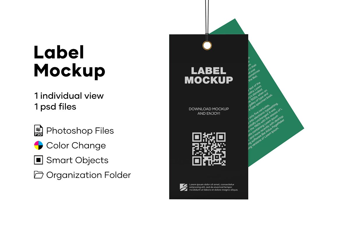 This mockup is available for the purchase on yellow images only. Two Paper Labels With Rope Mockup Graphic By Greenart Creative Fabrica