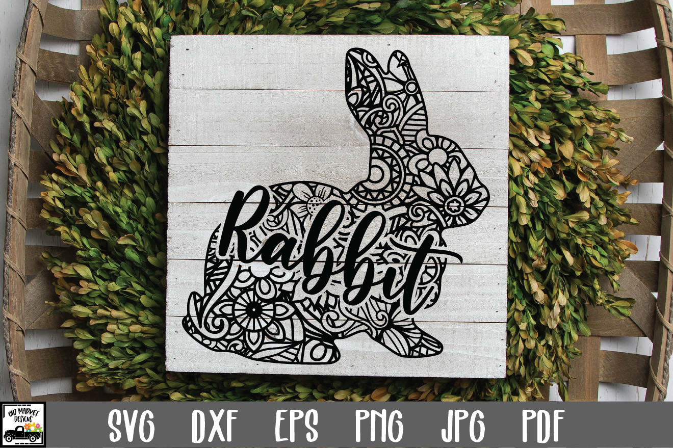 Bunny svg bunny mandala svg easter bunny svg what are these? Rabbit Mandala Graphic By Oldmarketdesigns Creative Fabrica
