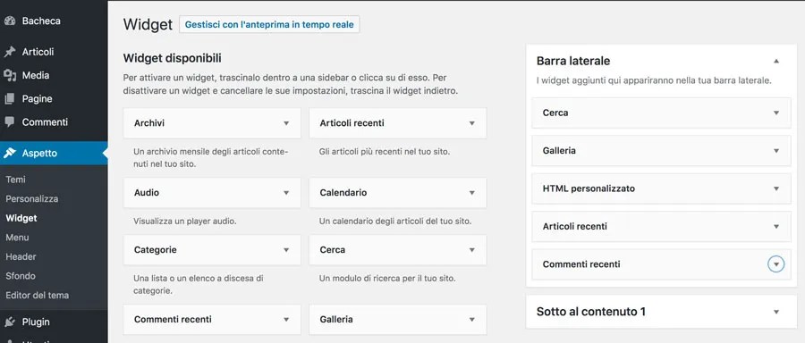 We obviously focused on creating widgets that work well in page builder, but they work in standard wordpress widget areas too. Come creare un widget per WordPress | Creativemotions