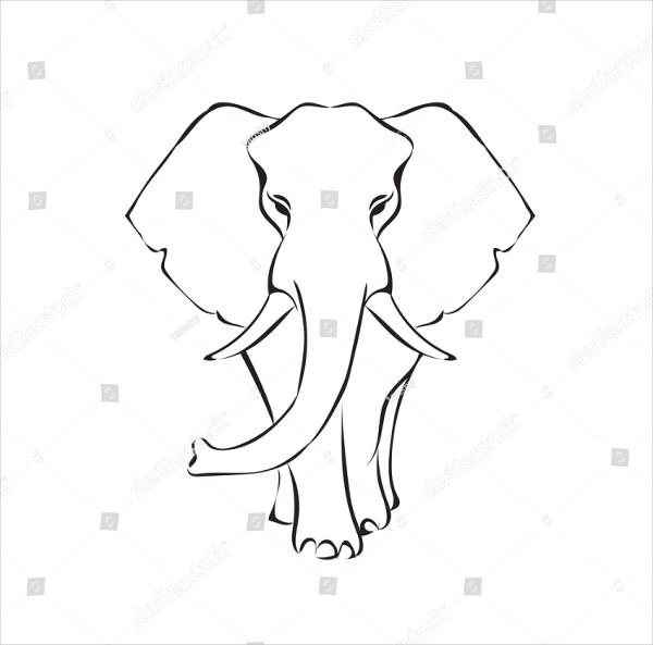 Drawing of an Elephant