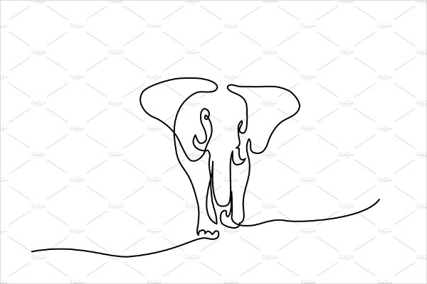 Elephant Easy to Draw