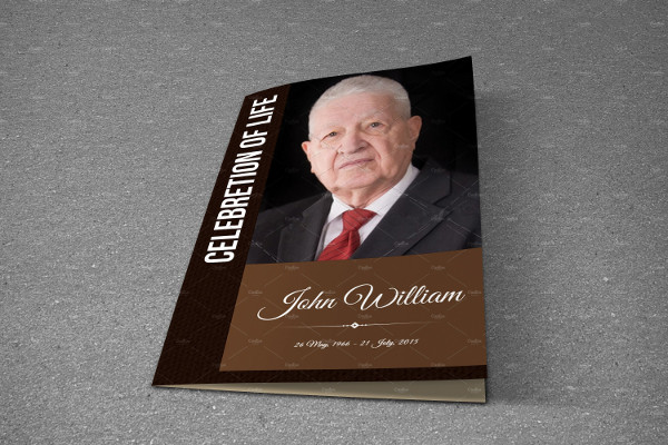 Popular Funeral Program Templates