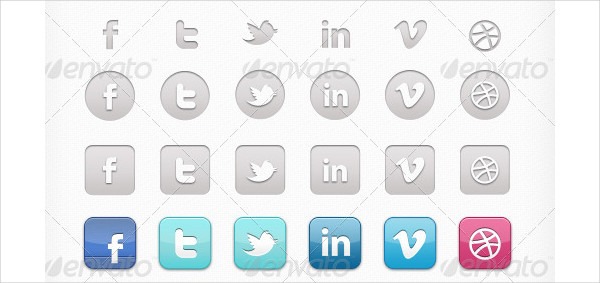 Perfect Designed Social Icons & Social App Icons