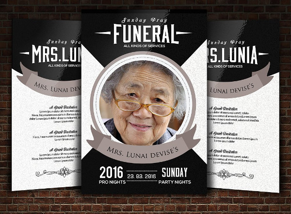 Funeral & Memorial Program Templates