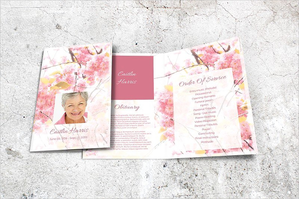 Funeral Program Template in MS Word