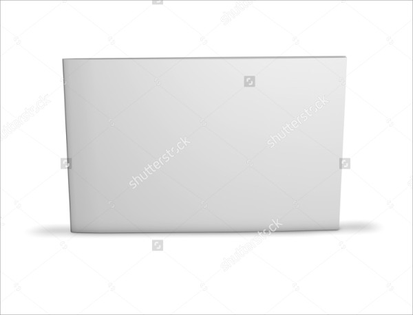 Blank Horizontal Booklet Brochure