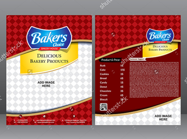 Bakery Store Flyer Template Design