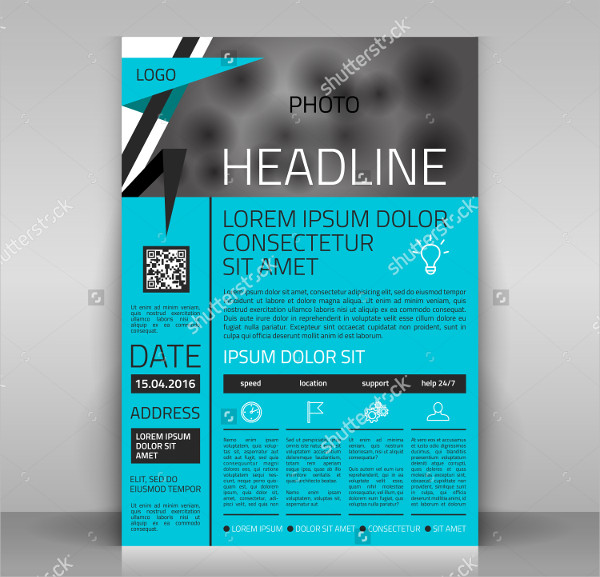 Business Flyer Design Vector