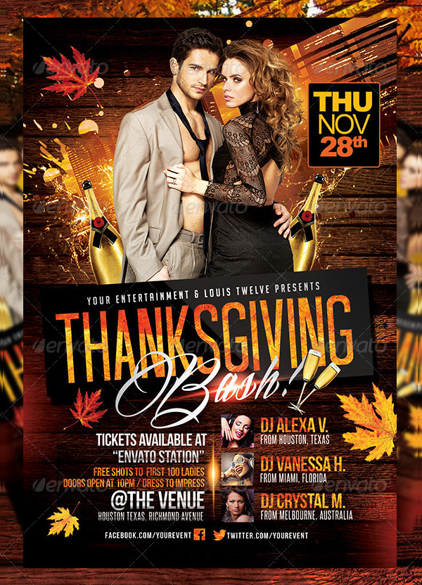 Autumn Bash PSD Design