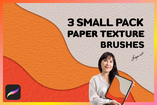 3 Paper Texture Procreate Brushes