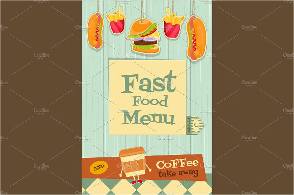 Rustic Fast Food Menu Template