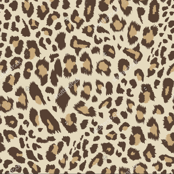 Seamless Leopard Pattern Vector