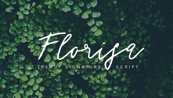 Signature Font