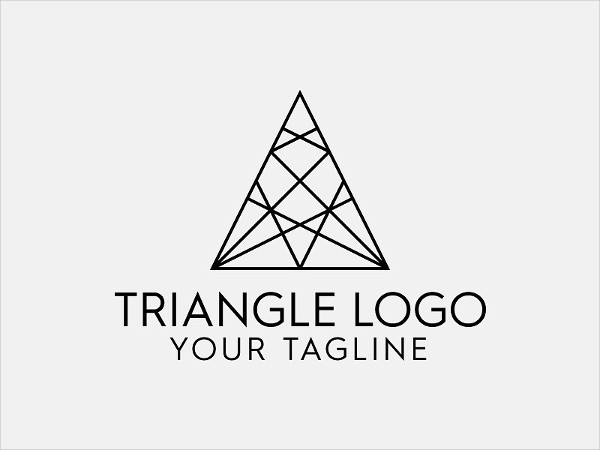 Abstract Triangle Logo Template