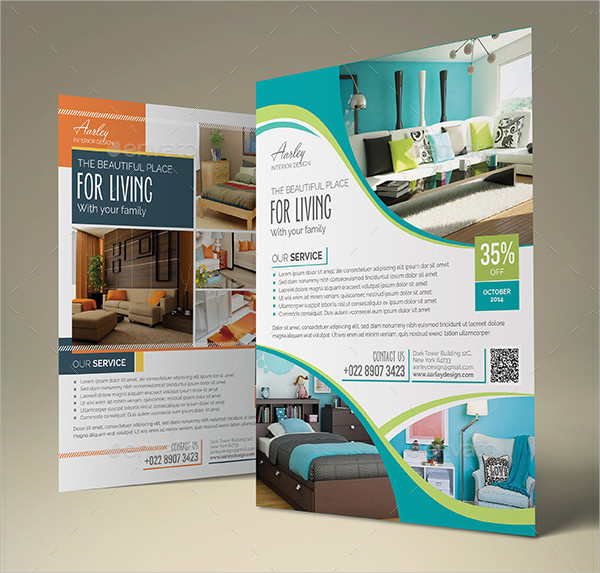 Attractive Interior Design Promotion Flyer