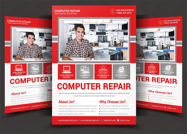 Computer & Mobile Repair Template