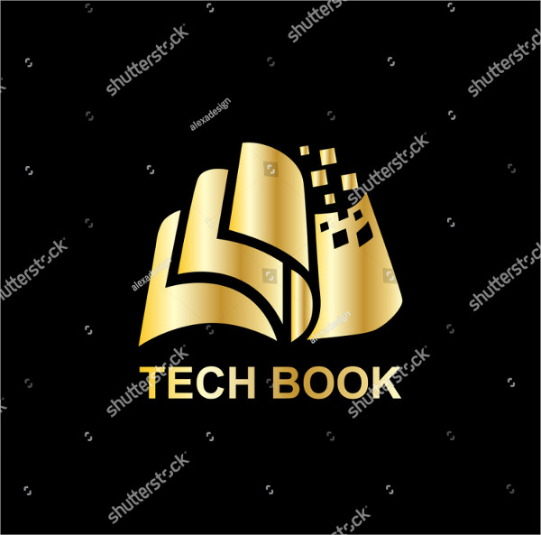 Tech Book Logo Template