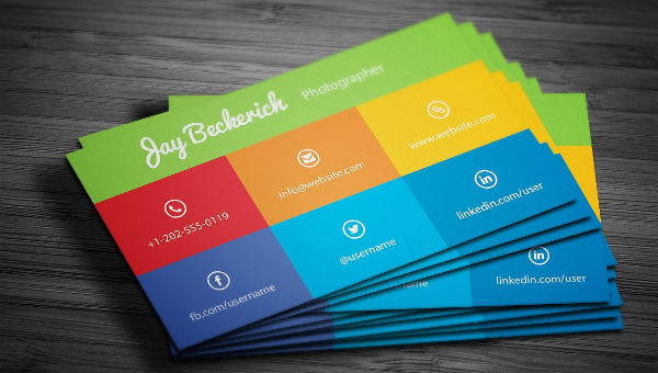 Colorful Business Card Templates