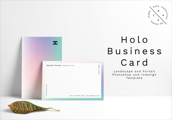 Gradient Style Business Card Design