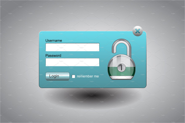 Modern Window Login Form Template
