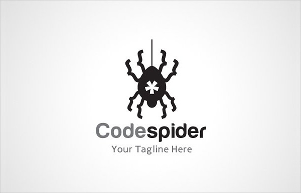 Code Spider Logo Template