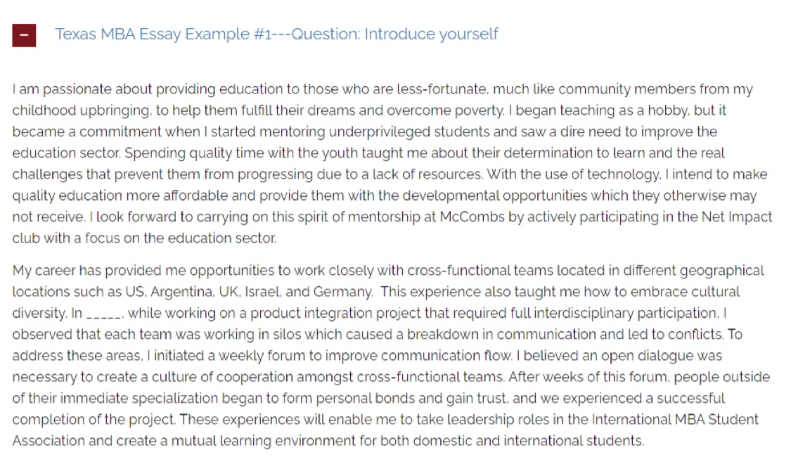 10 MBA Personal Statement Examples: How To Write An Application Essay ...